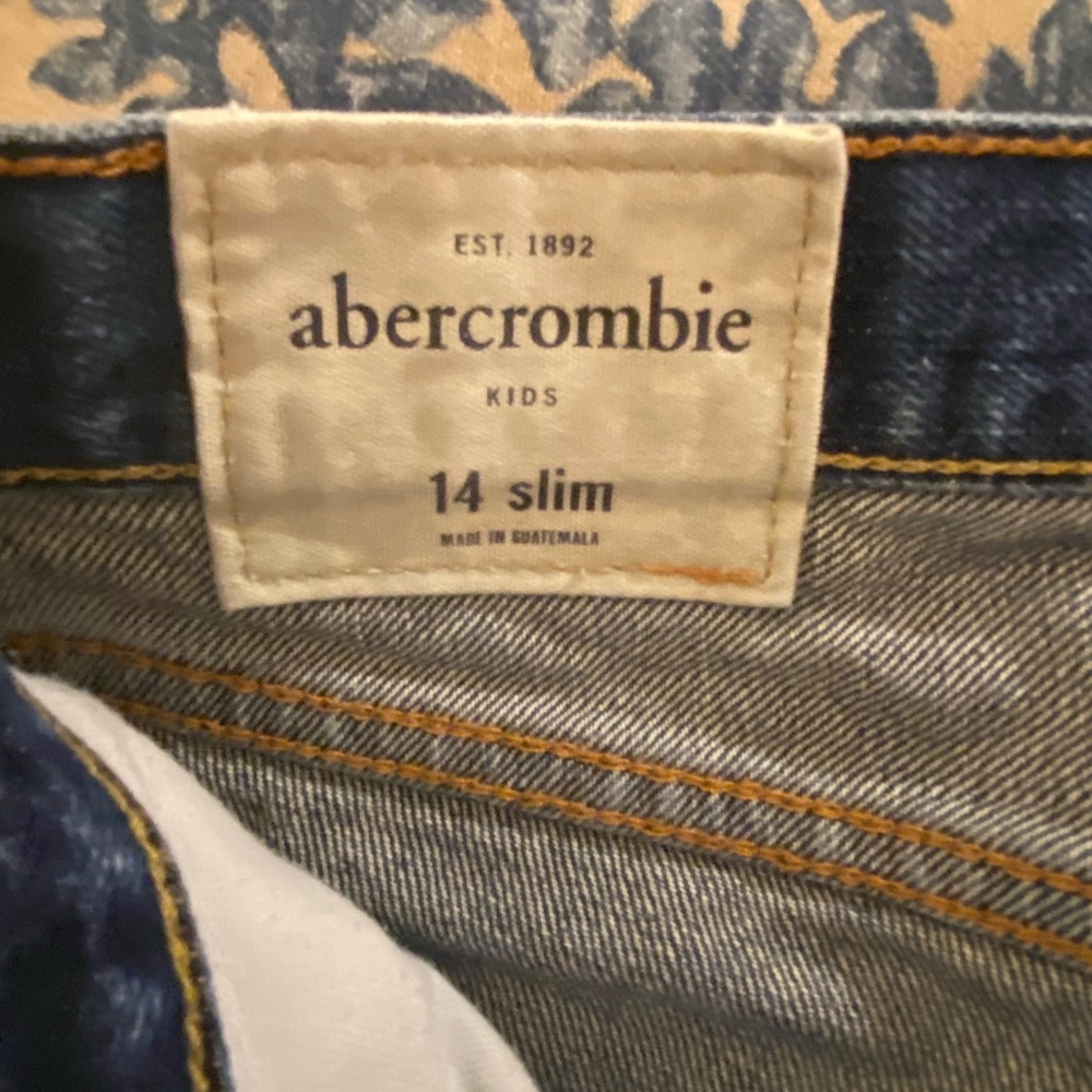 Abercrombie denim jeans 14 slim - Picture 3 of 4